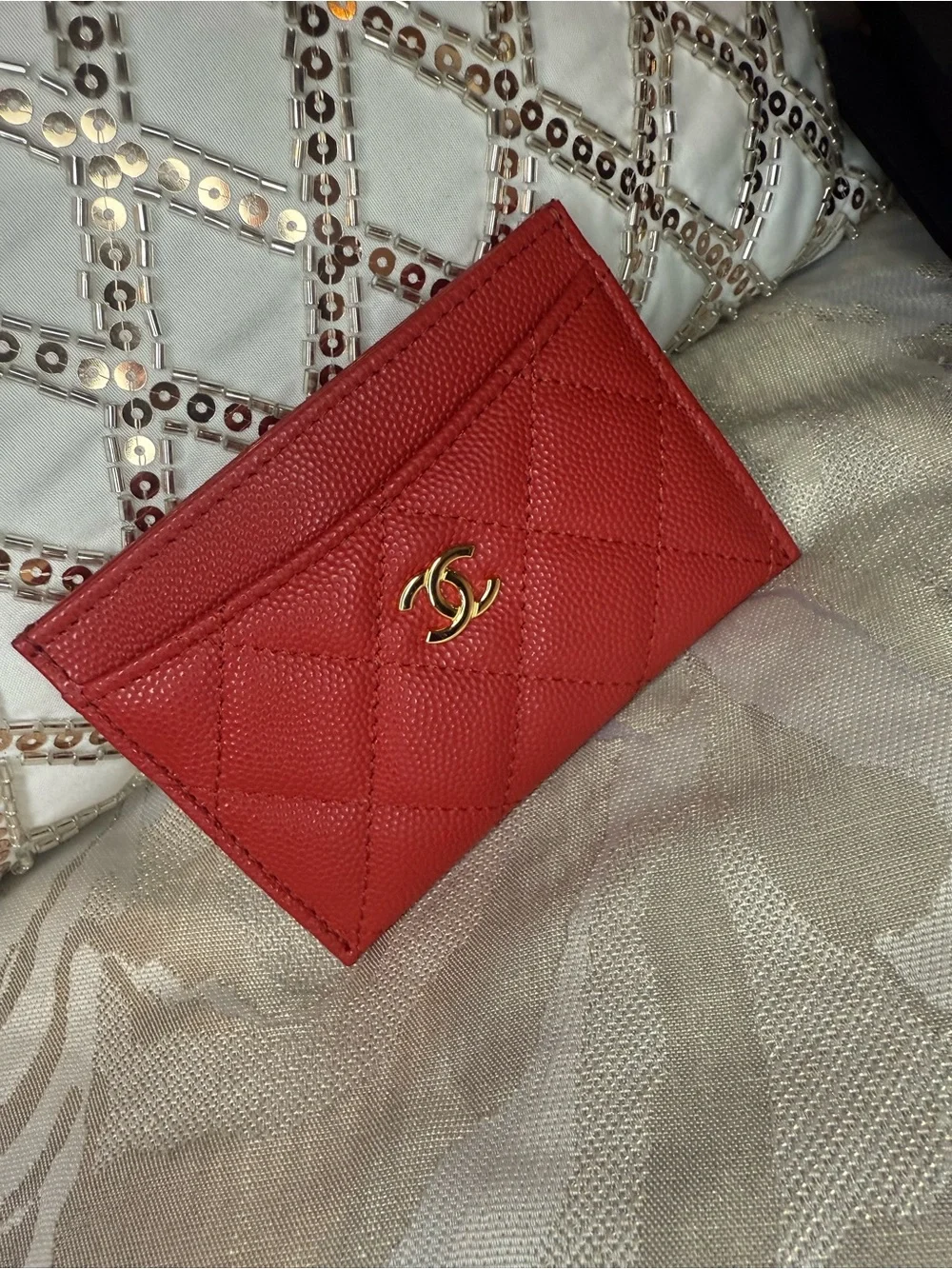 CHANEL card holder